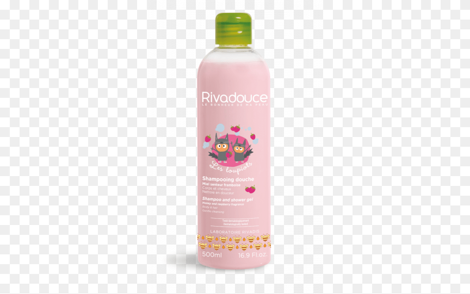 Rivadouce Loupiots Shampooing Douche Miel Et Framboise Rivadouce Loupiots, Bottle, Herbal, Herbs, Plant Free Transparent Png