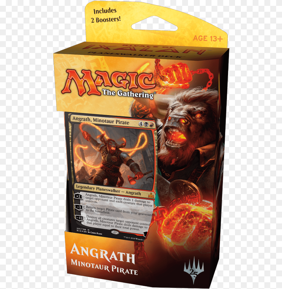 Rivals Of Ixalan Planeswalker Deck Angrath, Adult, Male, Man, Person Free Png Download