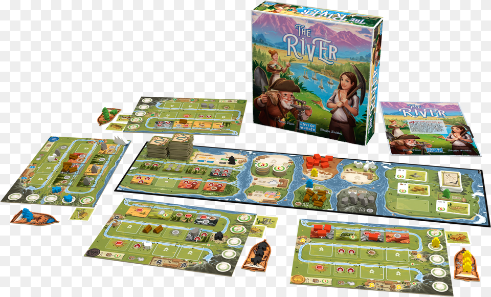 River Board Game Days Of Wonder, Person, Baby, Face, Head Png