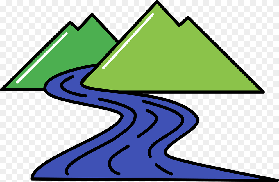 River Clipart, Triangle Png
