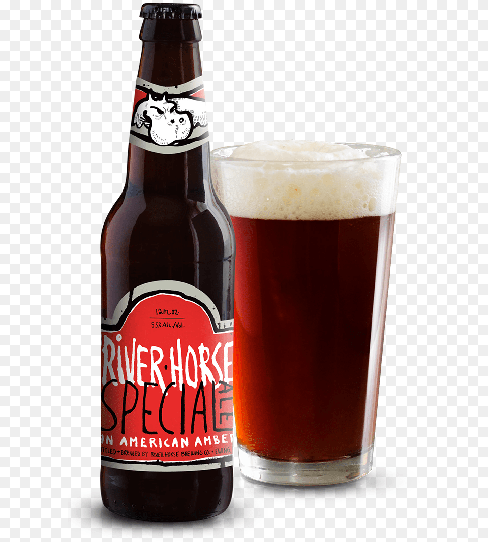 River Horse Special Ale Amber River Horse Brewing, Alcohol, Beer, Beer Bottle, Beverage Free Transparent Png