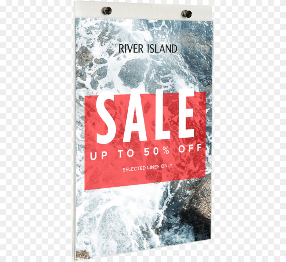 River Island 50 Sale, Advertisement, Poster, Book, Publication Free Png Download
