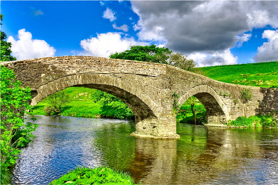 River Lune, Arch, Architecture, Scenery, Outdoors Free Png Download