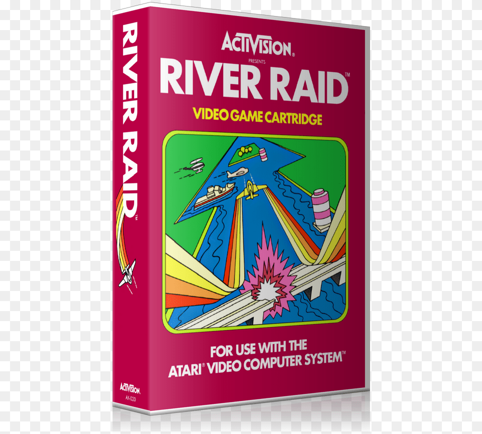 River Raid 2 Atari 2600 Game Cover To Fit A Ugc Style, Advertisement, Poster Png Image