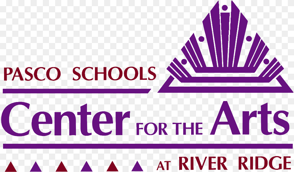 River Ridge High School Welcome Back Center For The Arts River Ridge, Purple, Triangle, Logo Free Transparent Png