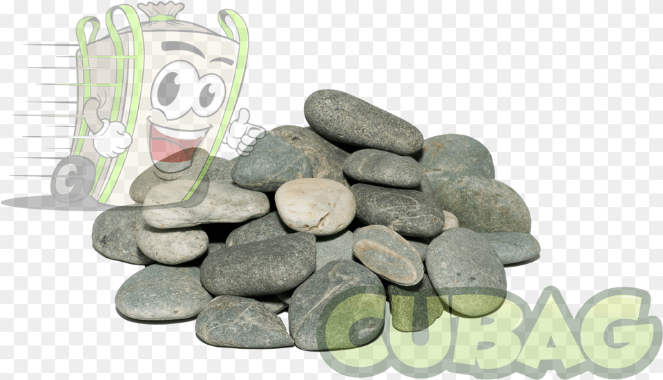 River Stones Medium 1m Cubag Pebble, Rock Free Png Download