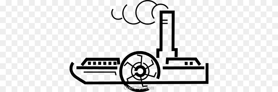 Riverboats Royalty Free Vector Clip Art Illustration, Machine, Wheel, Dynamite, Weapon Png