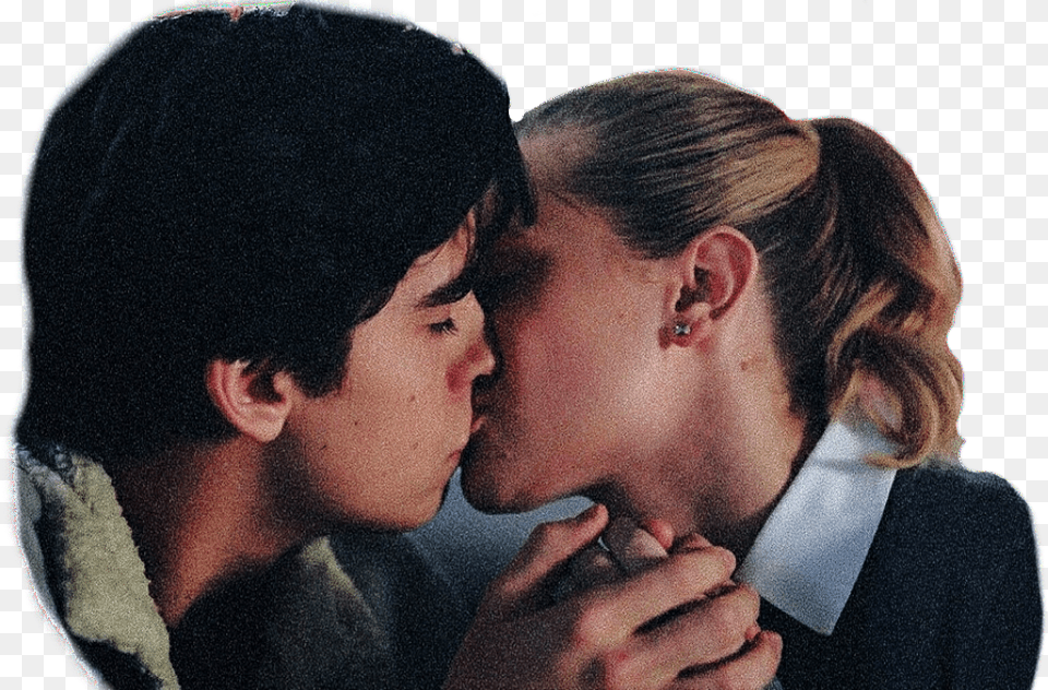 Riverdale Betty Cooper And Bughead Image Riverdale Jughead Et Betty Kiss, Kissing, Romantic, Person, Teen Free Png