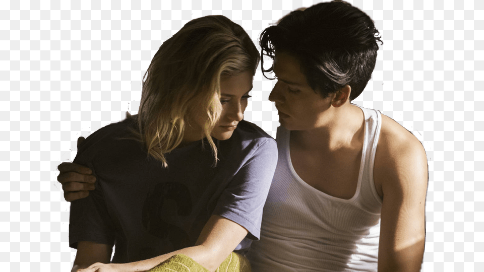 Riverdale Cole Sprouse And Bughead Image Riverdale Season 2 Betty And Jughead, Adult, Portrait, Photography, Person Free Png