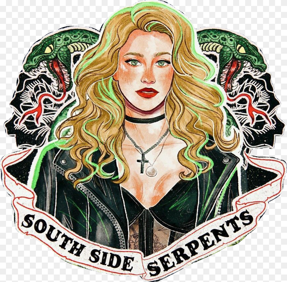 Riverdale Southside Serpents Southsideserpents Betty Cooper Southside Serpent, Accessories, Person, Necklace, Man Free Png