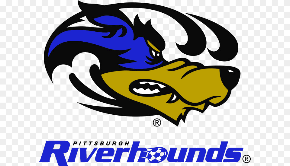 Riverhounds Pittsburgh, Logo, Animal, Fish, Sea Life Free Png Download