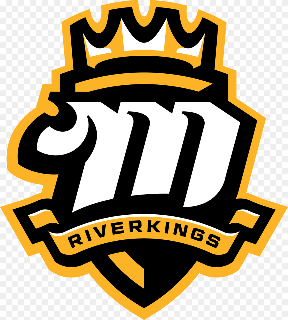 Riverkings Logoclass Img Responsive True Size Mississippi River Kings, Badge, Logo, Symbol, Bulldozer Free Png Download