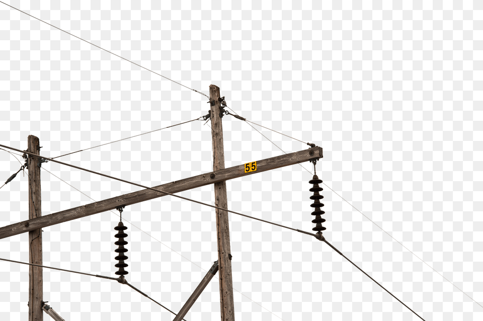 Riverside Public Utilities Utility, Utility Pole, Cable, Power Lines, Electric Transmission Tower Png Image