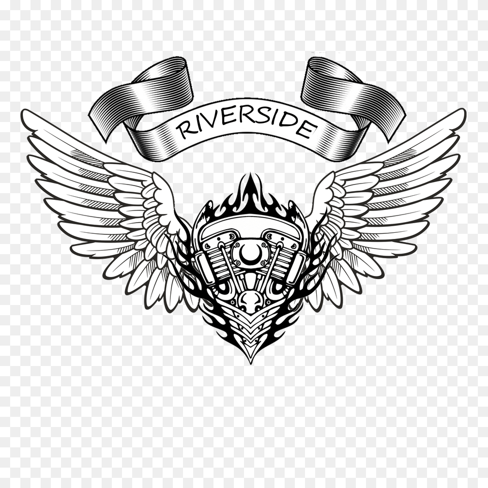 Riverside Rides, Emblem, Logo, Symbol, Badge Png