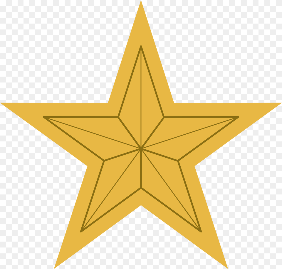Rkka Army Commissar 1st Rank Star Clipart, Star Symbol, Symbol, Cross Free Png