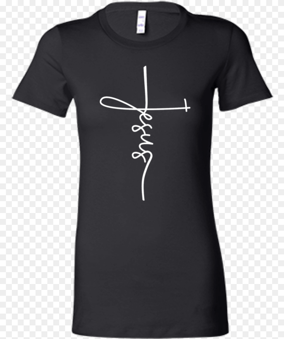 Rko Bella White Logo T Shirt Gildan Black Womens V Neck, Clothing, T-shirt, Cross, Symbol Png
