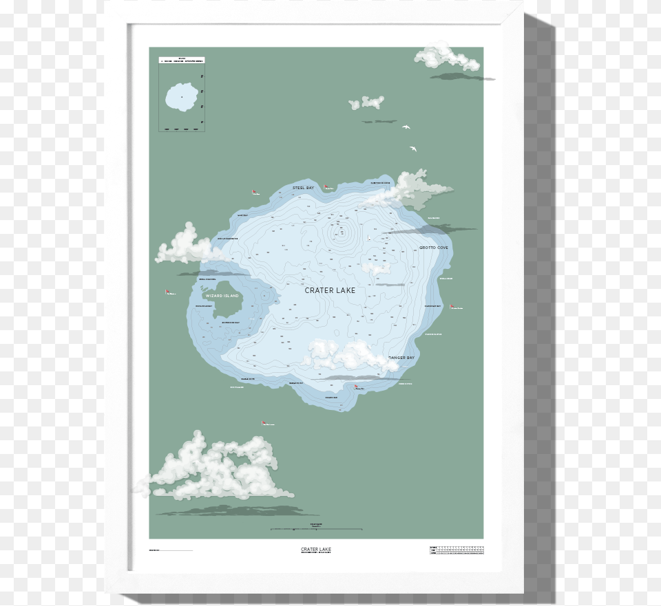 Rkr Crater Lake Nautical Map Boathouse Collection, Chart, Plot, Water, Sea Png