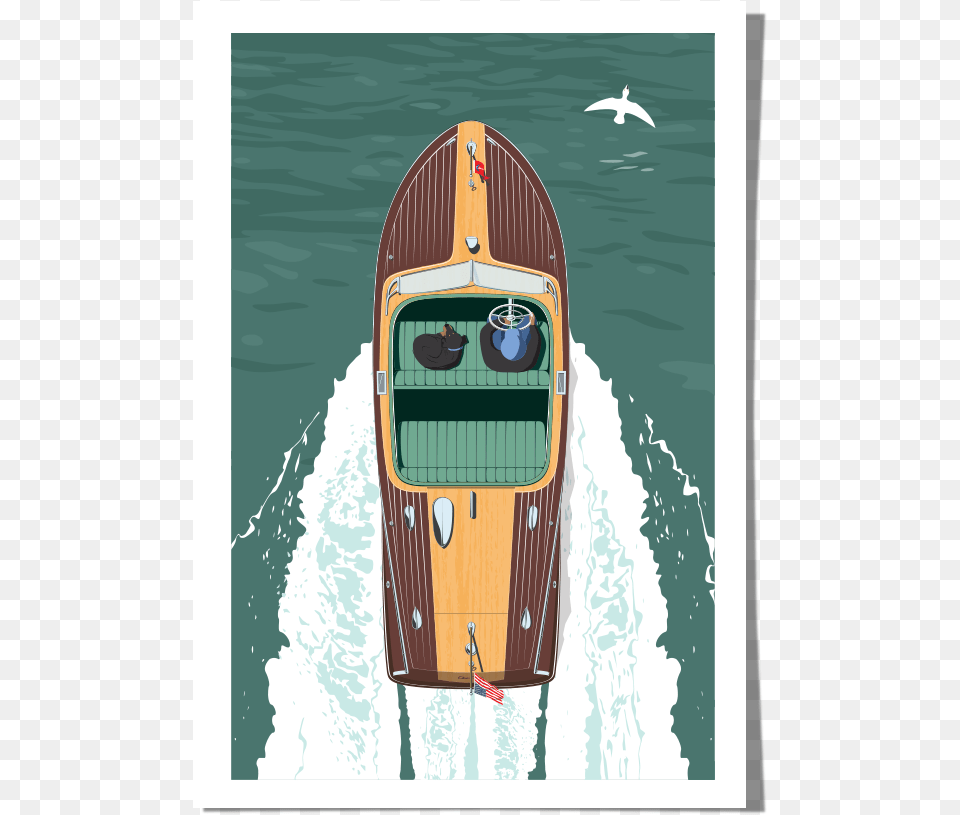 Rkr Print Classicboat1 Roo Art, Boat, Sailboat, Transportation, Vehicle Free Transparent Png