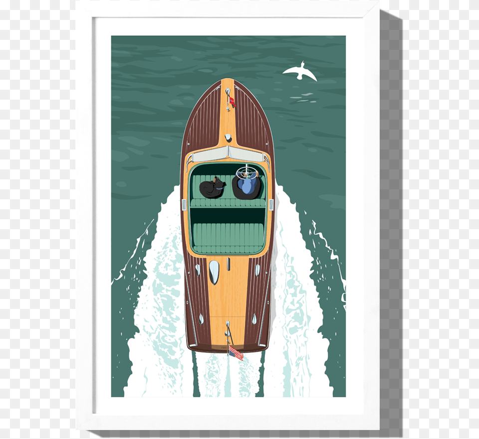 Rkr Riviera Chris Craft I Art Print, Boat, Sailboat, Transportation, Vehicle Png