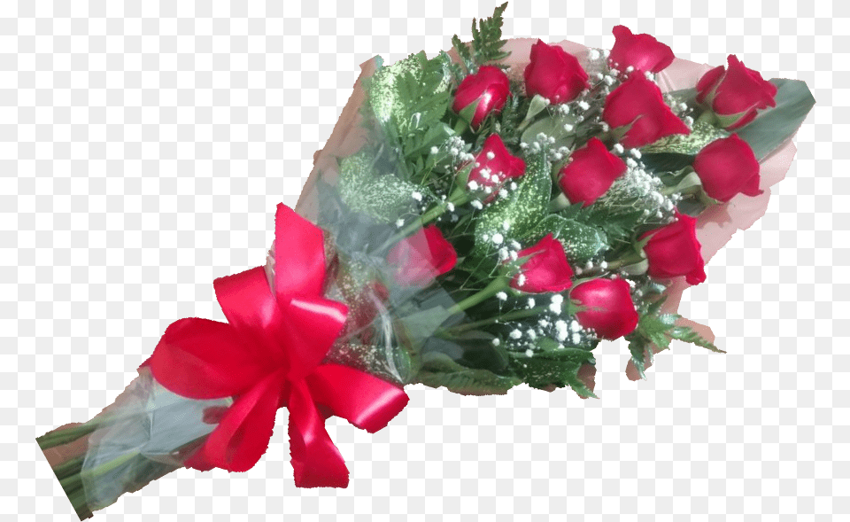 Rm 12 Ramo Rosas Rojas Garden Roses, Flower, Flower Arrangement, Flower Bouquet, Plant Free Transparent Png