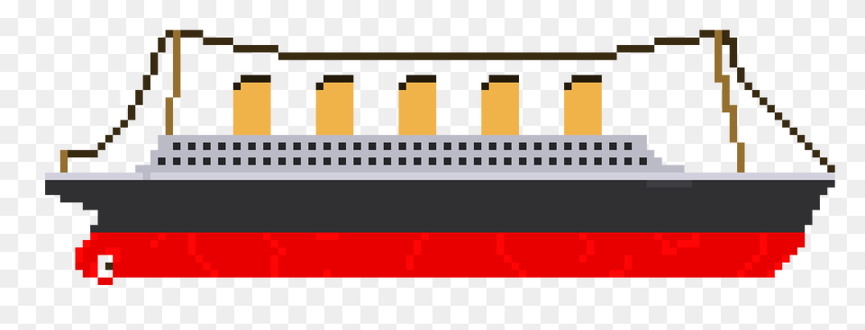 Rms Titanic With An Extra Smoke Stack Pixel Art Maker Free Png