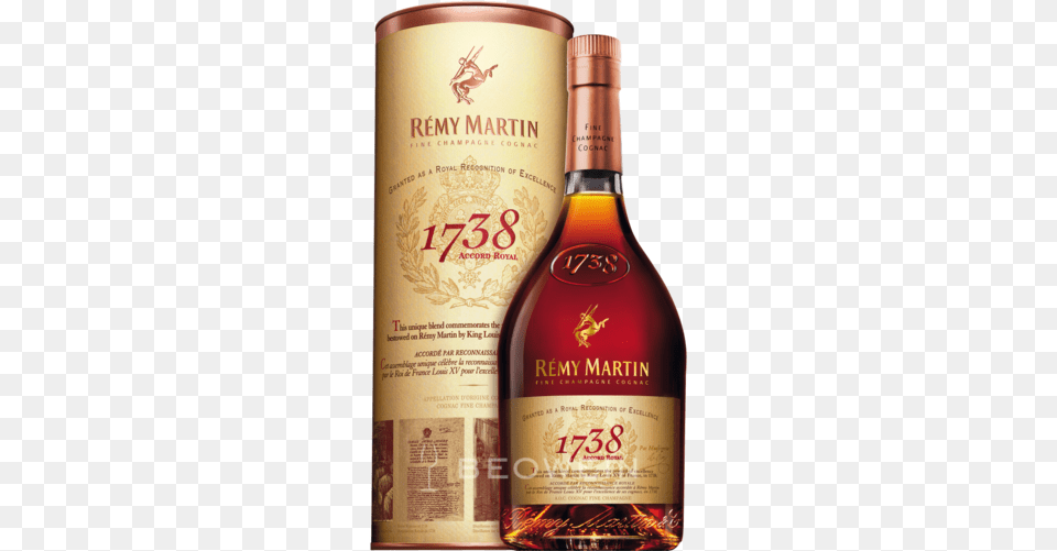 Rmy Martin 1738 Accord Royal 07 L Remy Martin 1738 Accord Royal Gift Pack, Alcohol, Beverage, Liquor, Whisky Png Image