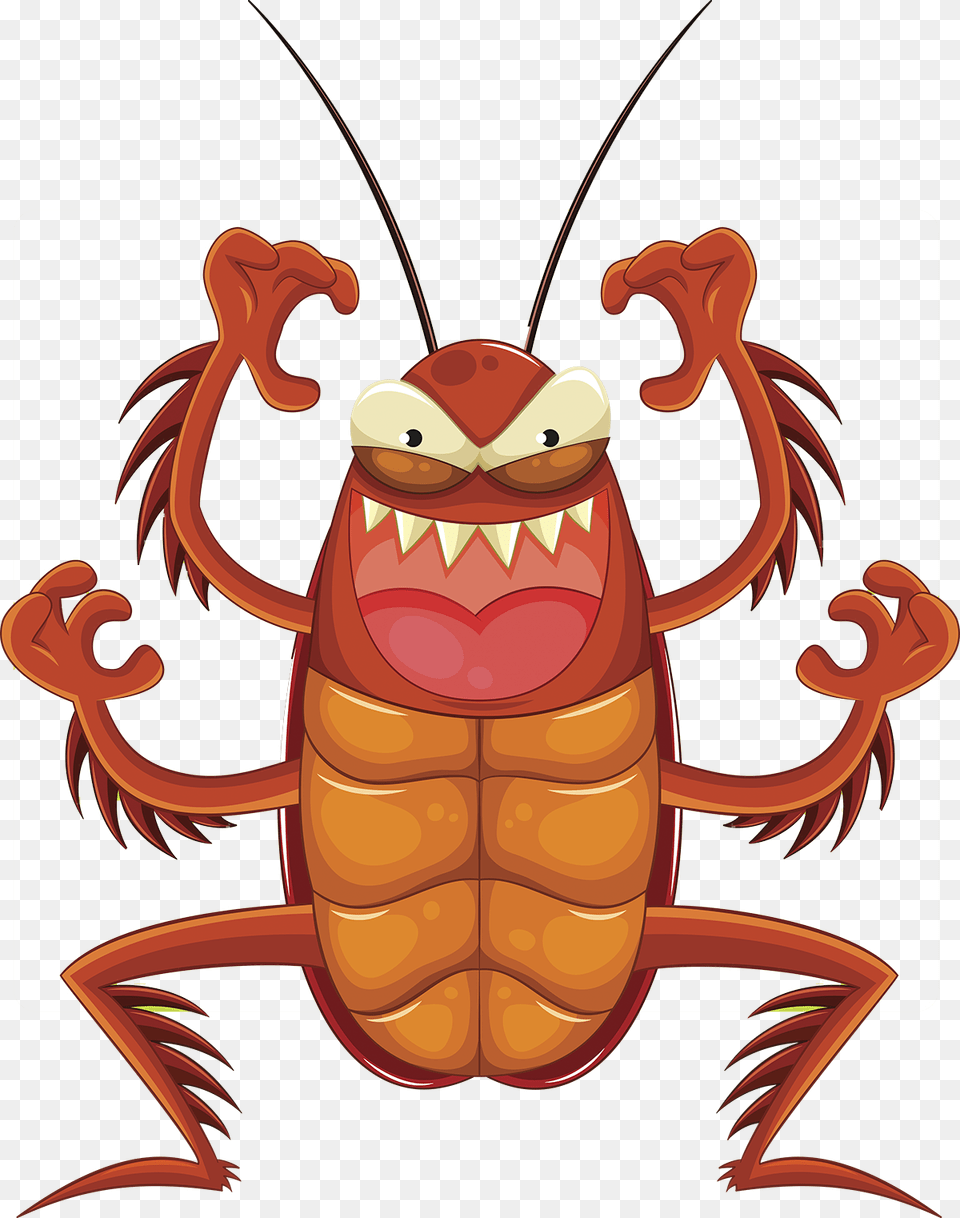 Roaches Scary Insect Clipart, Animal, Dynamite, Weapon Png