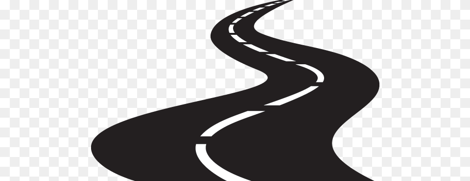 Road, Stencil, Silhouette, Animal, Fish Png Image