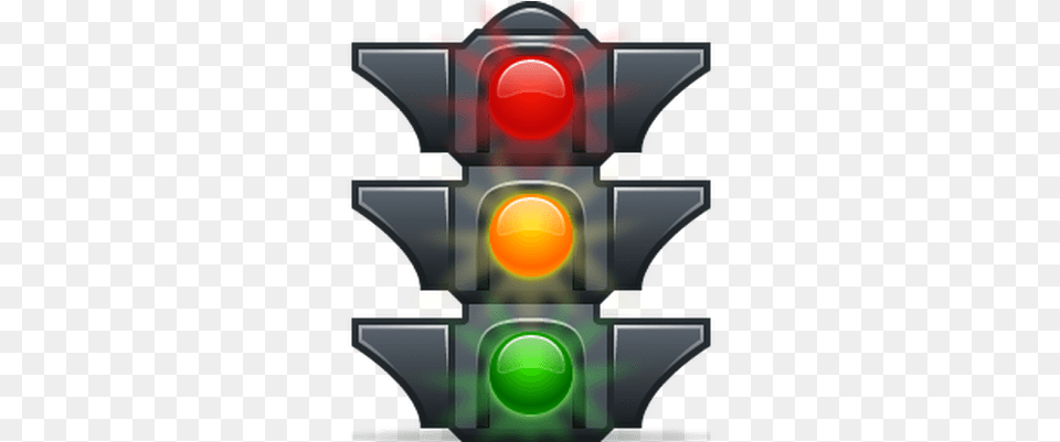 Road Background Transparent Stickpng Realistic Traffic Light Drawing, Traffic Light Free Png Download
