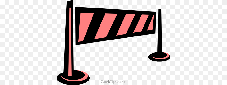 Road Barrier Royalty Free Vector Clip Art Illustration, Fence, Barricade Png Image