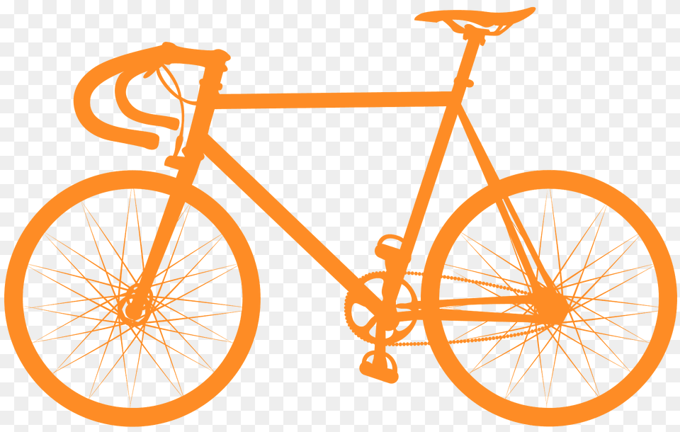 Road Bicycle Silhouette, Machine, Wheel, Transportation, Vehicle Png Image