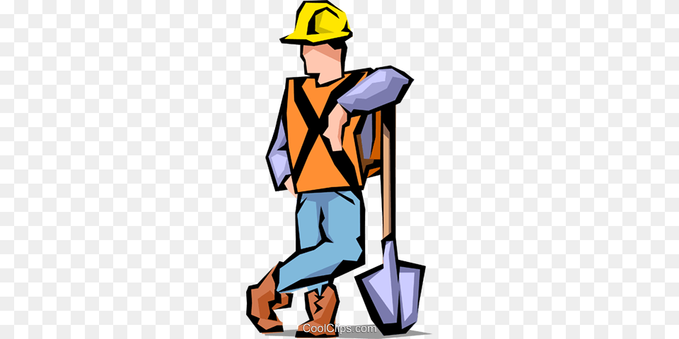 Road Crew Royalty Vector Clip Art Illustration, Clothing, Hardhat, Helmet, Person Free Png Download