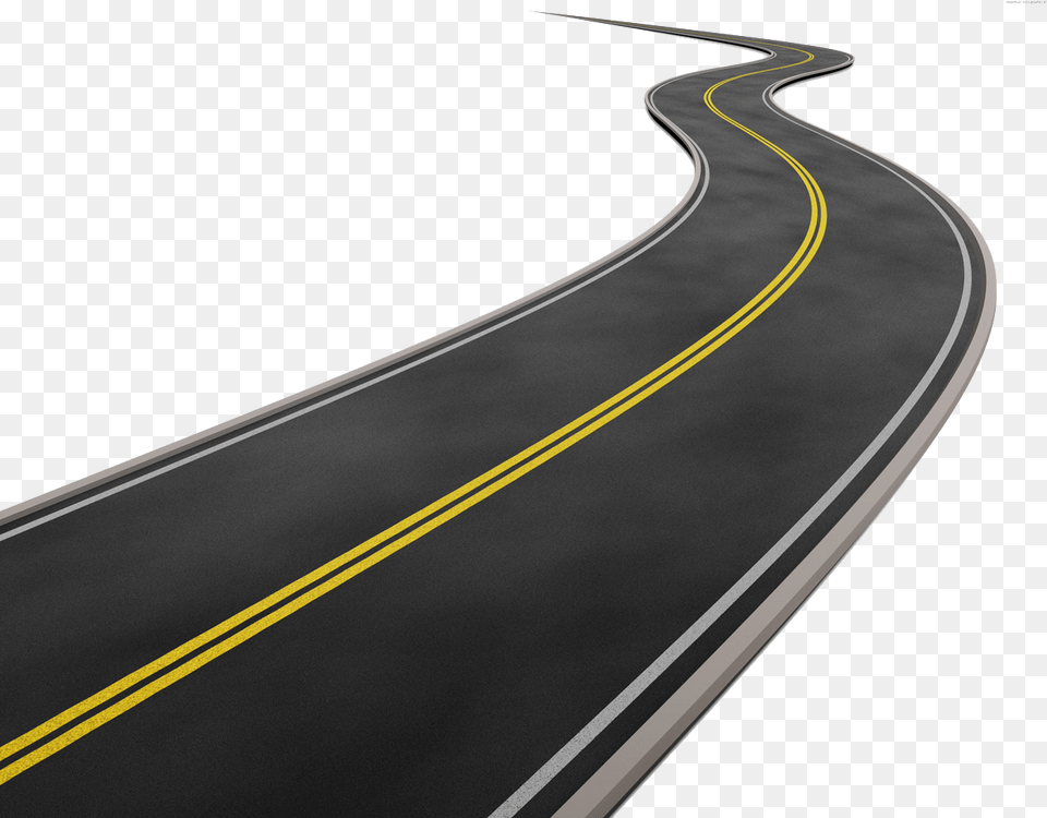 Road Curve Sticker Clip Art Road Transparent Background, Freeway, Highway Free Png Download