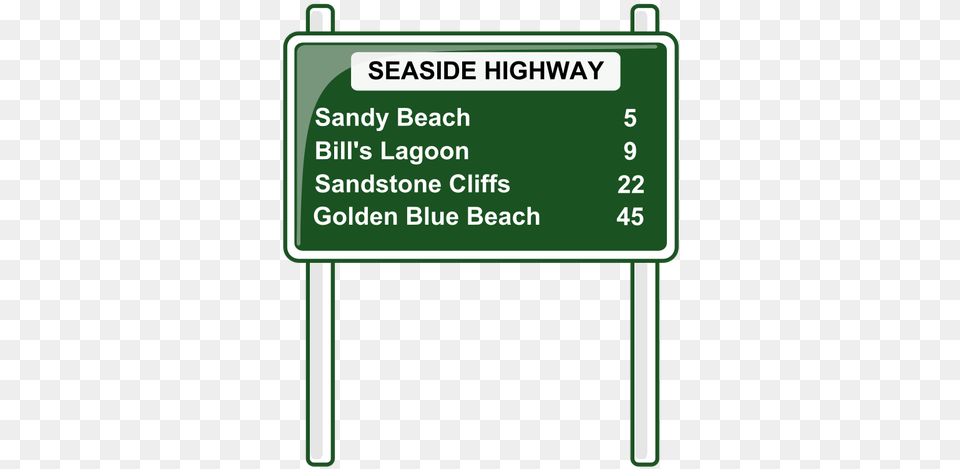 Road Distances Sign Vector Highway Sign Clipart, Symbol, Road Sign, Text, Bus Stop Free Transparent Png