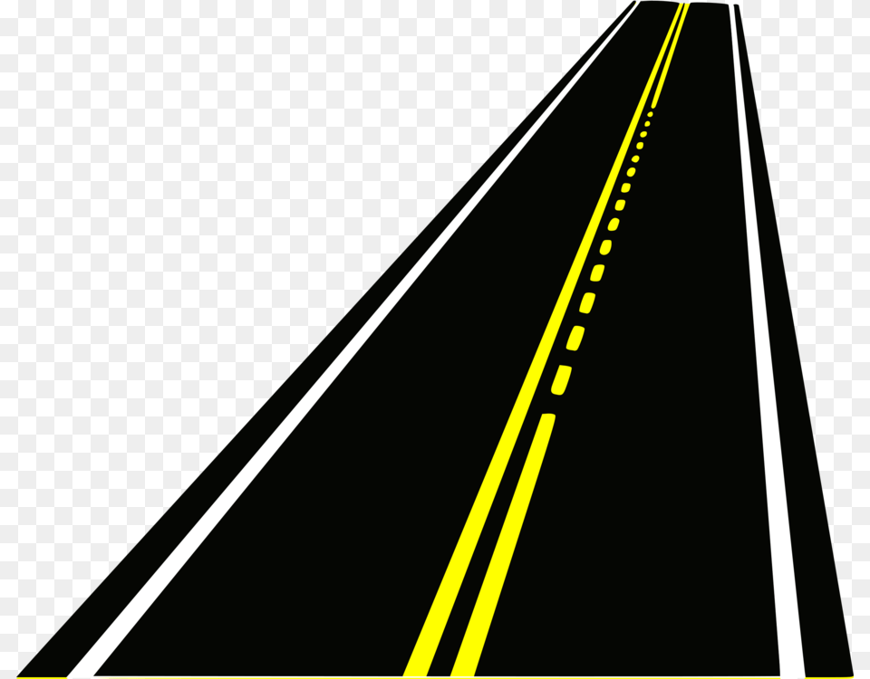 Road Drawing Us Interstate Highway System Street, Freeway, Sword, Weapon Free Png Download
