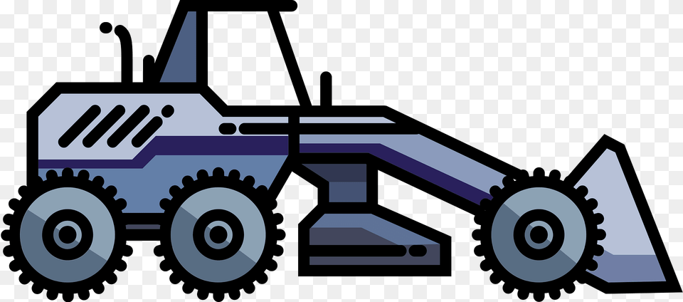 Road Grader Clipart, Grass, Lawn, Plant, Machine Free Png Download