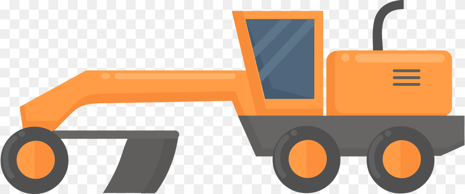 Road Grader Clipart, Grass, Plant, Lawn, Bulldozer Free Png Download