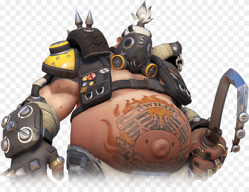 Road Hog Picture Roadhog Overwatch, Person, Skin, Tattoo, Baby Free Png