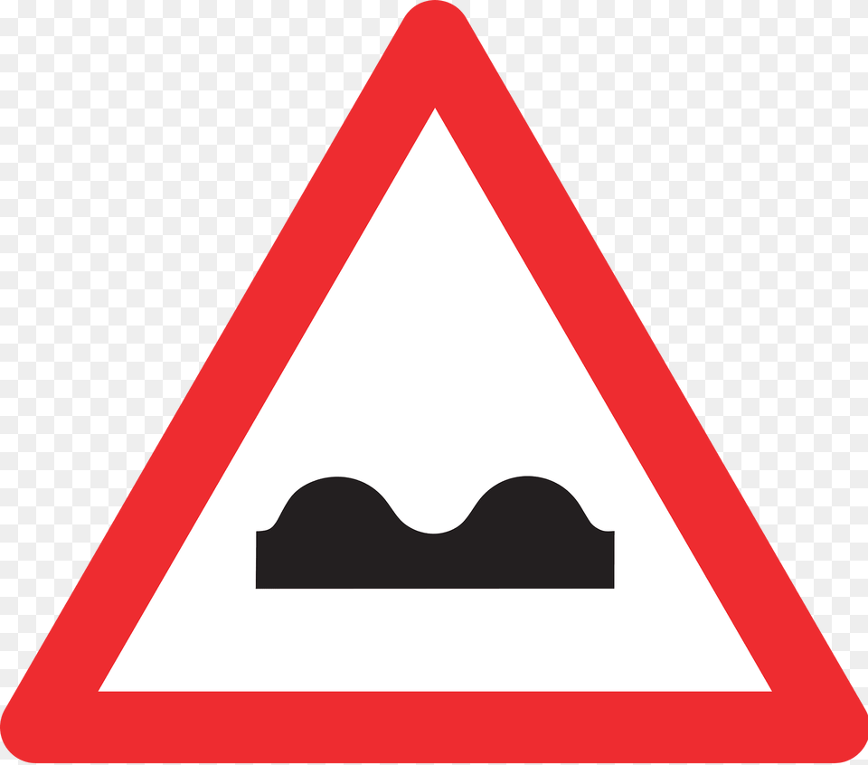 Road Hump Ahead Sign In Switzerland Clipart, Symbol, Road Sign, Triangle Png