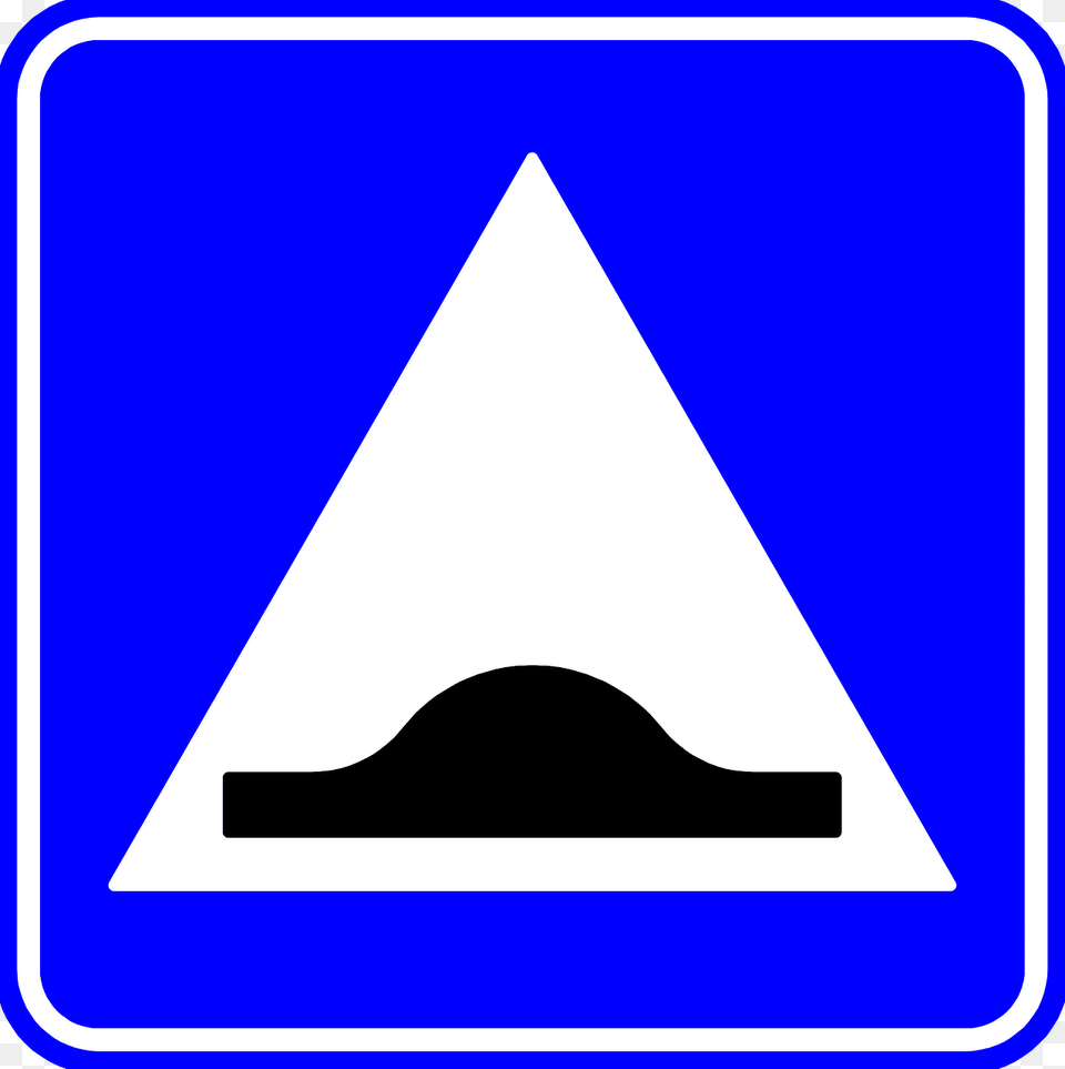 Road Hump Sign In Belgium Clipart, Symbol, Triangle, Road Sign Free Transparent Png