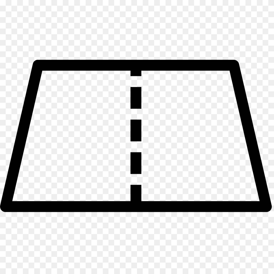 Road Icon, Gray Png Image