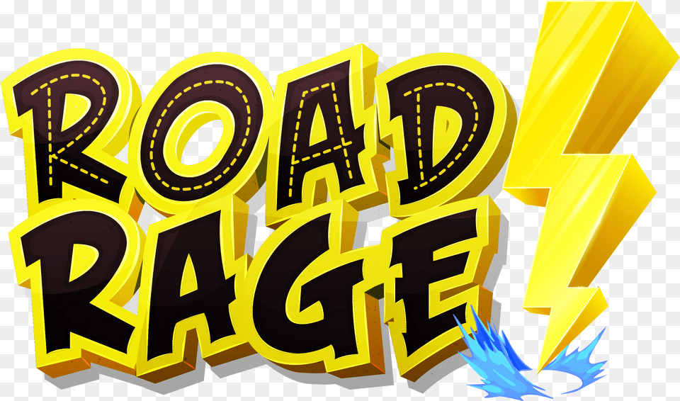 Road Rage, Bulldozer, Machine, Text, Art Free Png Download