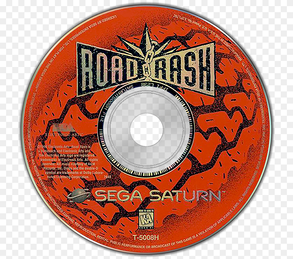 Road Rash Sega Saturn Disc, Disk, Dvd Png