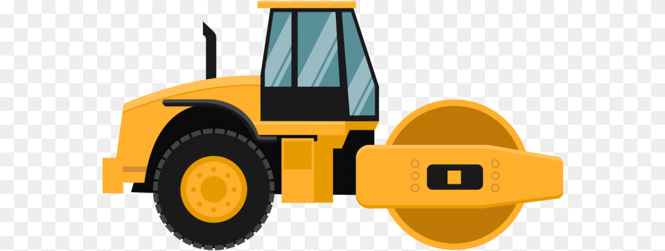 Road Roller Road Roller Clipart, Machine, Bulldozer, Wheel Free Transparent Png