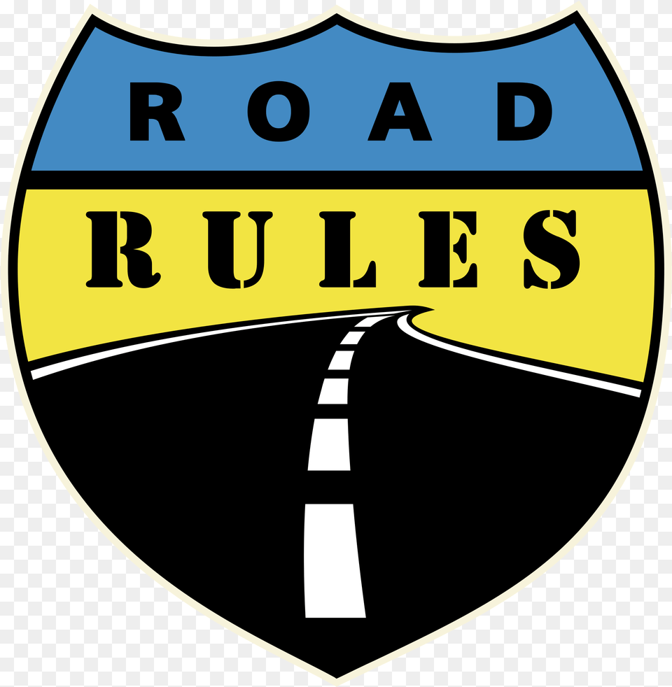 Road Rules, Logo, Symbol, Badge Free Png Download