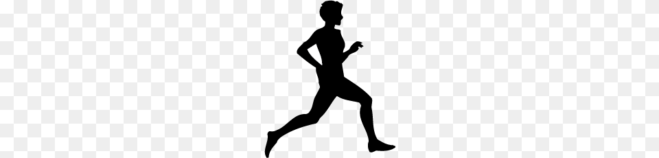 Road Running Silhouette Silhouette Of Road Running, Adult, Male, Man, Person Png Image