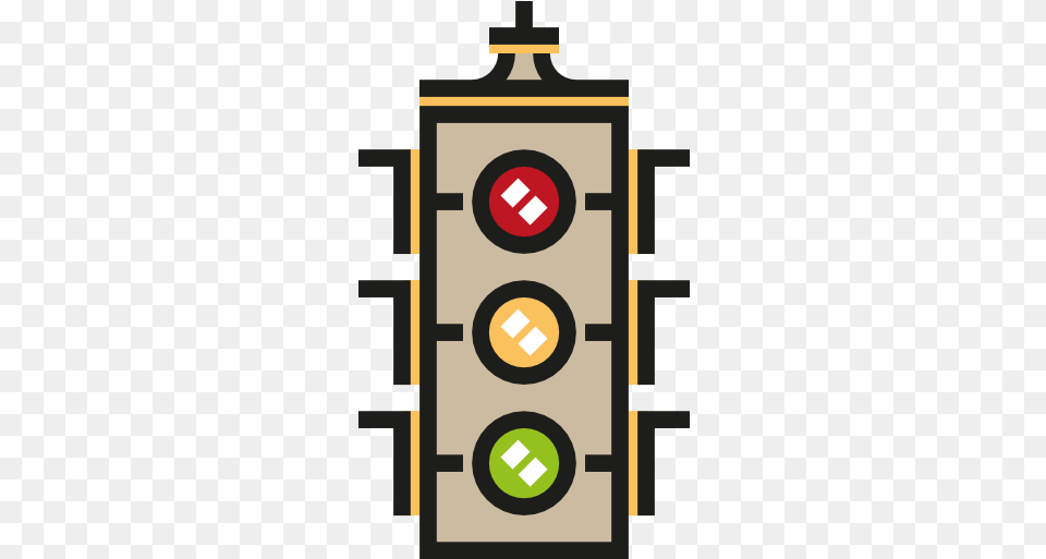 Road Sign Buildings Stop Signal Architecture And City Traffic Light, Traffic Light, Gas Pump, Machine, Pump Free Png