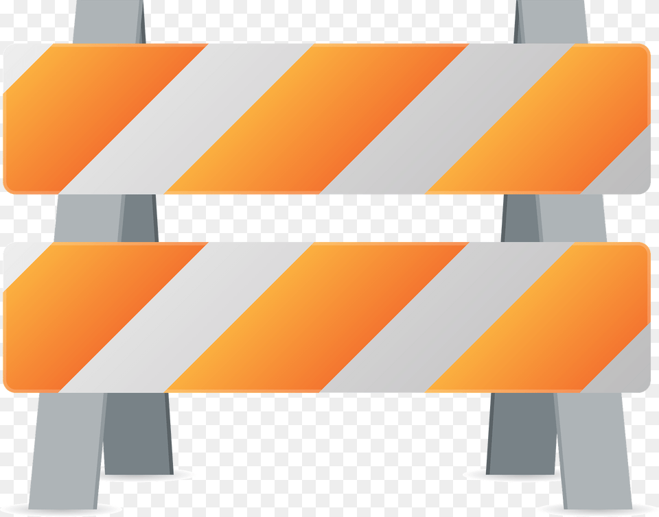 Road Sign Clipart, Fence, Barricade Free Png