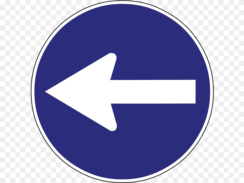 Road Sign Direction Arrow Road Sign Arrow Vector, Symbol, Road Sign, Disk Free Transparent Png