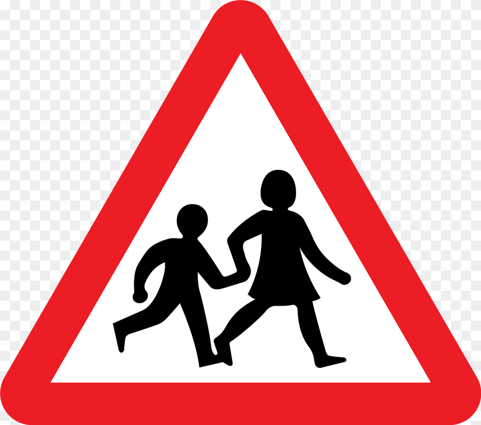 Road Sign For School, Symbol, Road Sign, Adult, Male Png Image